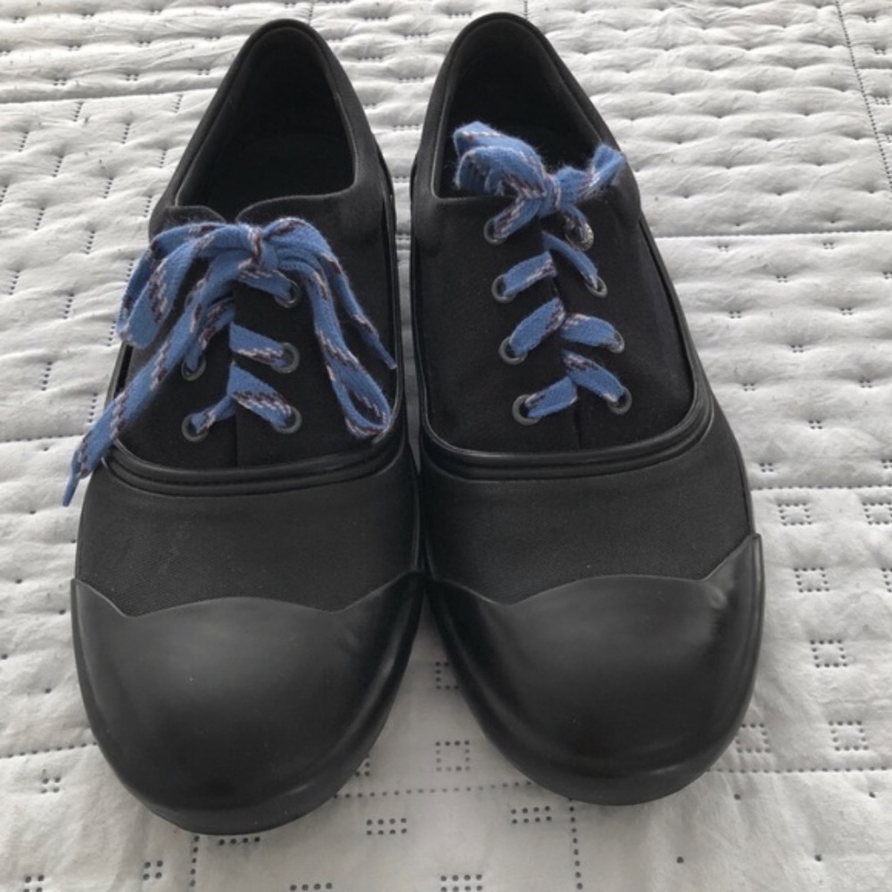 Lanvin Mens Vulcanized Canvas/Suede Shoes …